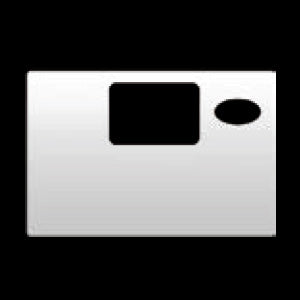 Peterbilt 2001-2005 stainless steel glove box cover w/logo cutout