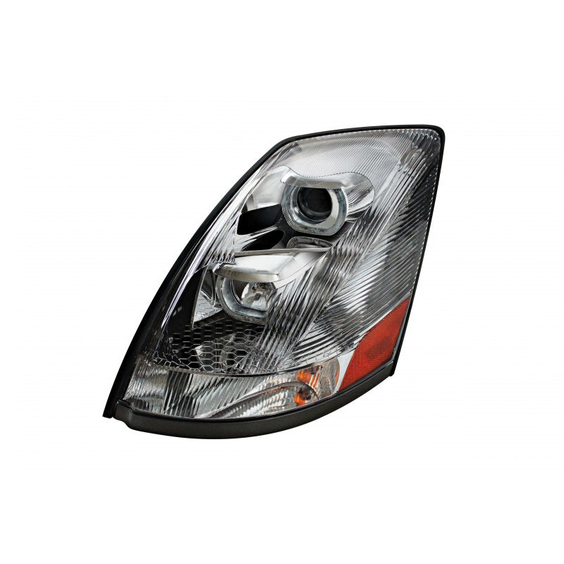 Volvo VN/VNL 2004-2017 projection-style headlight w/"Glo" bar
