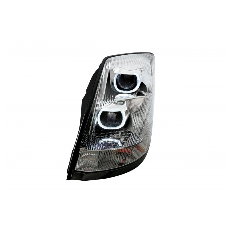 Volvo VN/VNL 2004-2017 projection-style headlight w/"Glo" bar