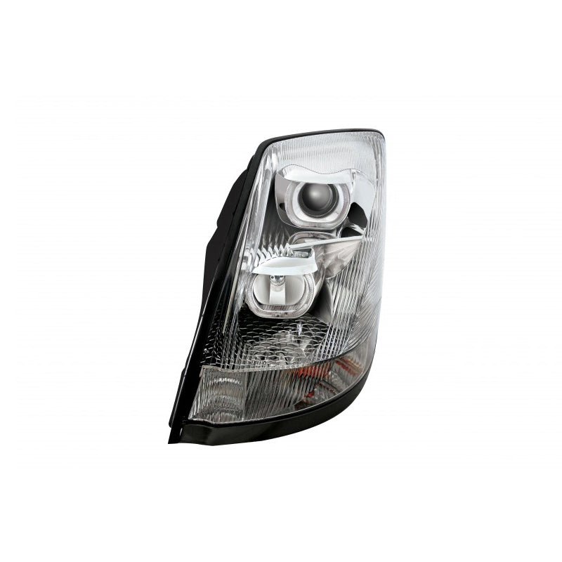 Volvo VN/VNL 2004-2017 projection-style headlight w/"Glo" bar
