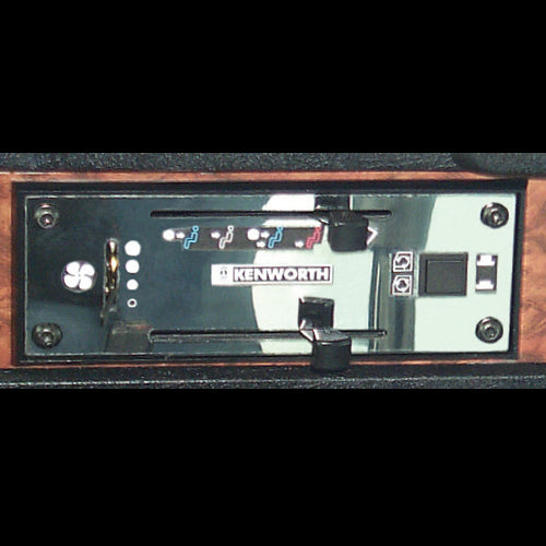 Kenworth -2001 stainless steel air conditoner/heater control cover