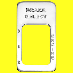 Woody's International stainless steel switch plate