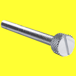 International stainless steel long dash screw w/machine thread - PAIR