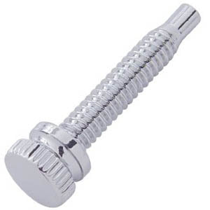 International short chrome dash screw - 6/PACK