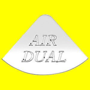 Woody's Freightliner stainless steel gauge emblem