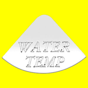 Woody's Freightliner stainless steel gauge emblem