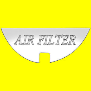 Woody's Freightliner stainless steel gauge emblem