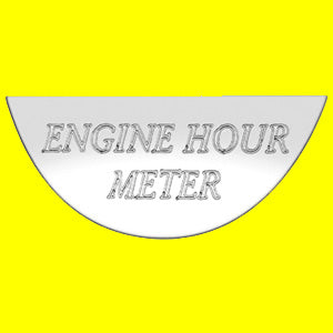 Woody's Freightliner stainless steel gauge emblem
