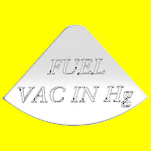 Woody's Freightliner stainless steel gauge emblem