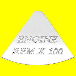 Woody's Freightliner stainless steel gauge emblem