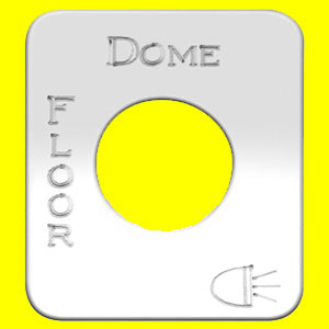 Woody's Kenworth stainless steel switch plate