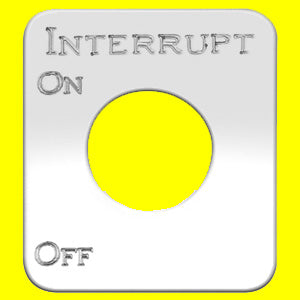 Woody's Kenworth stainless steel switch plate