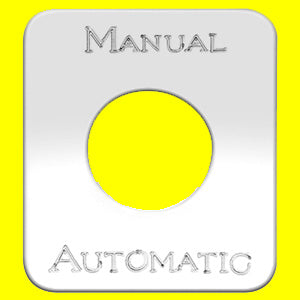 Woody's Kenworth stainless steel switch plate