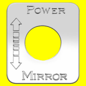 Woody's Kenworth stainless steel switch plate