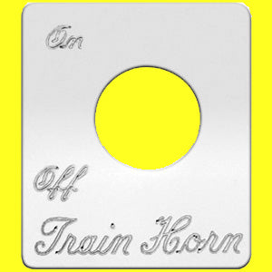 Woody's Peterbilt stainless steel switch plate