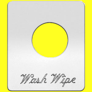 Woody's Peterbilt stainless steel switch plate