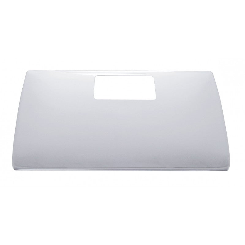 Peterbilt 2001-2005 stainless steel glove box cover - no logo cutout