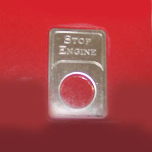 Woody's Kenworth stainless steel indicator light plate