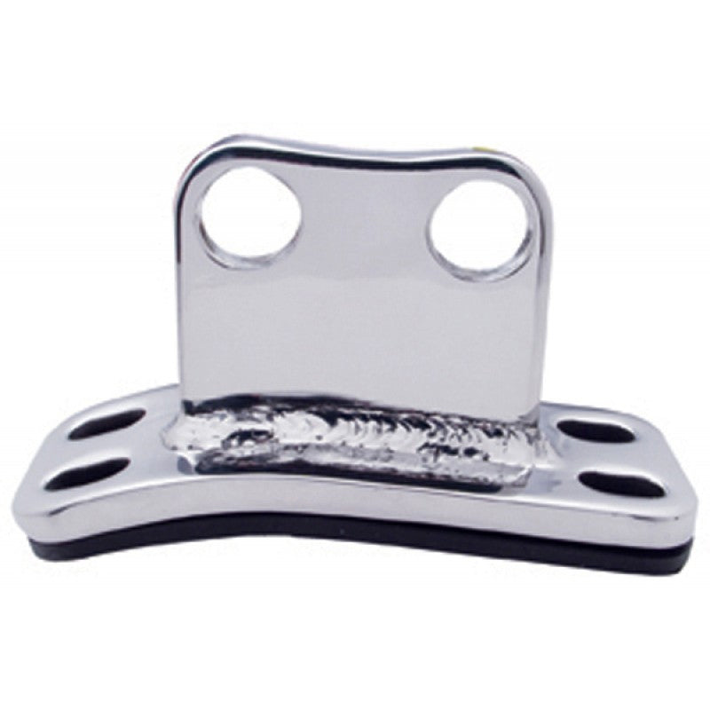 Peterbilt 359/379 stainless steel curved lower exhaust bracket