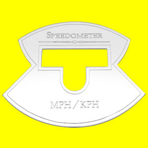 Woody's Kenworth stainless steel gauge emblem