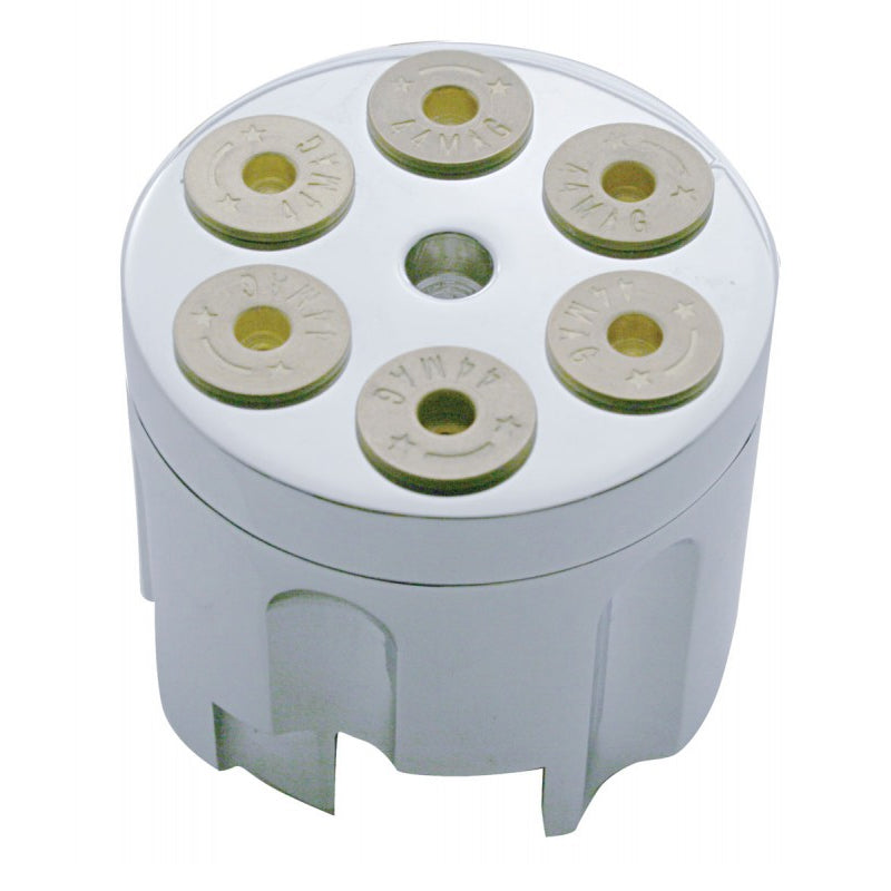 Chrome gun barrel gear shift knob for Eaton Fuller transmission 1998+ - Super 10 or 13/18 speed