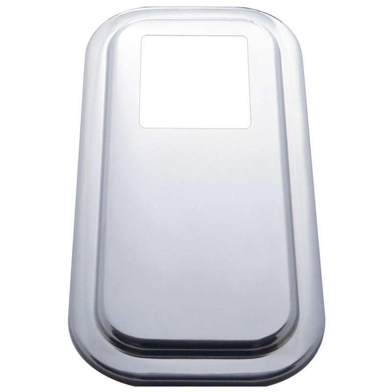 Peterbilt 379 extended hood stainless steel gear shift plate cover