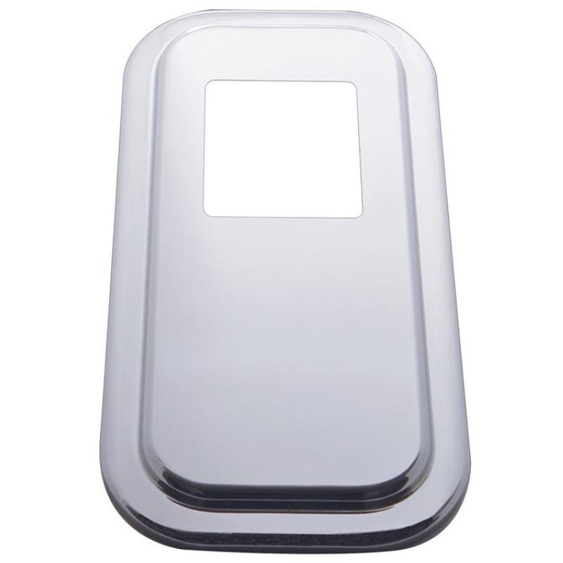 Peterbilt 379 short hood stainless steel shift plate cover