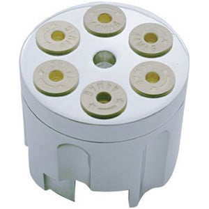 Chrome gun barrel gear shift knob for Eaton Fuller transmission 1998+ - 9 or 10 Speed