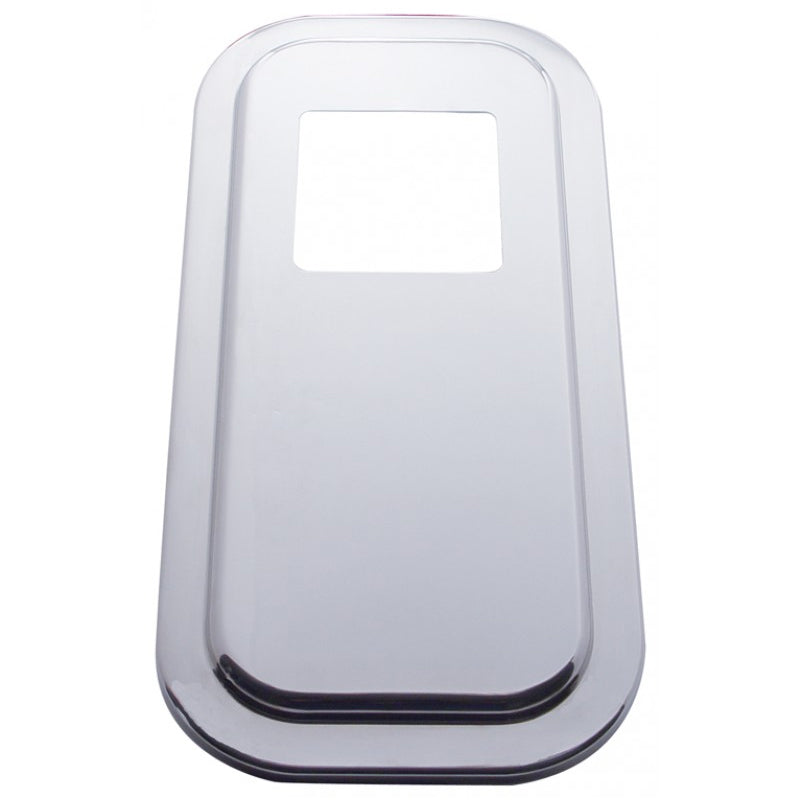Peterbilt stainless steel gear shift plate cover - 4-3/4" opening