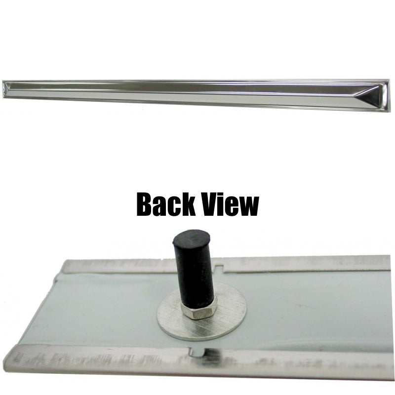 Stainless steel original style Peterbilt 379 extended hood flat back grill bar