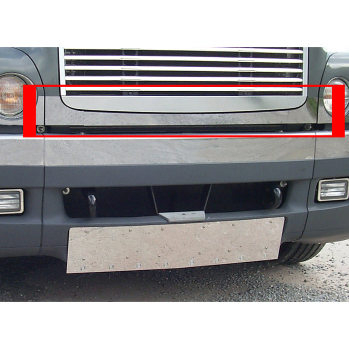 Freightliner Century -2003 stainless steel lower grill trim - 3 pieces