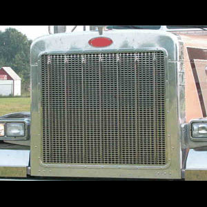Peterbilt 379 stainless steel Kenworth-style 33.5" grill bar