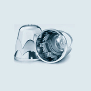 Alcoa 33mm chrome plastic push-on style hex lugnut cover