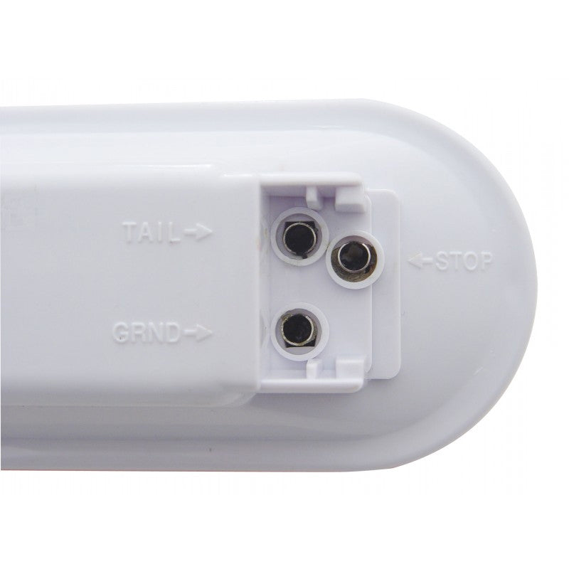 Amber oval incandescent turn signal light