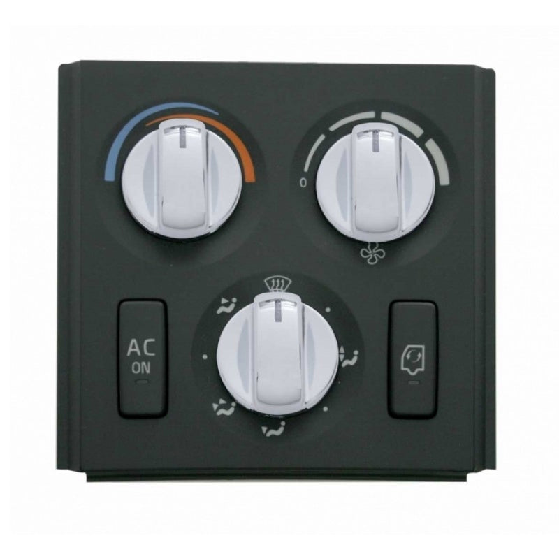 Volvo chrome plastic air conditioner/heater knob cover - 3/PACK