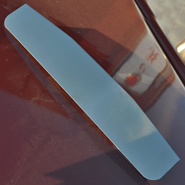 16" stainless steel mudflap weight with welded studs