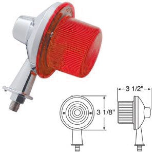 Red 13 diode LED tanker honda marker light with 2-1/8" long arm