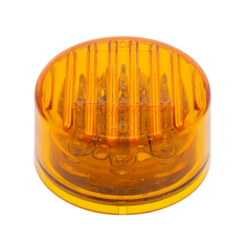 Amber 2" round 9 diode LED marker/clearance light