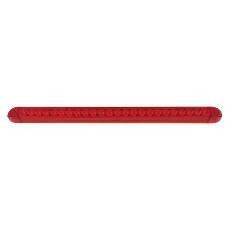 Red 17" long 23 diode LED turn signal light bar w/reflector