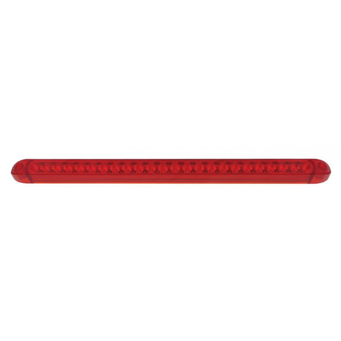 Red 17" long 23 diode LED turn signal light bar w/reflector