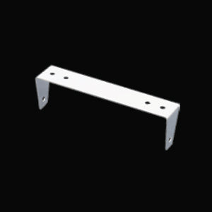 Stainless steel CB radio mounting bracket for Cobra 25, Uniden 66 and 68 - standard