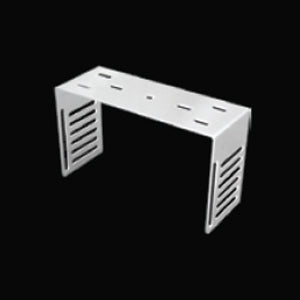 Stainless steel CB radio mounting bracket - Cobra 148, Connex, Galaxy, Uniden Grant - heavy duty