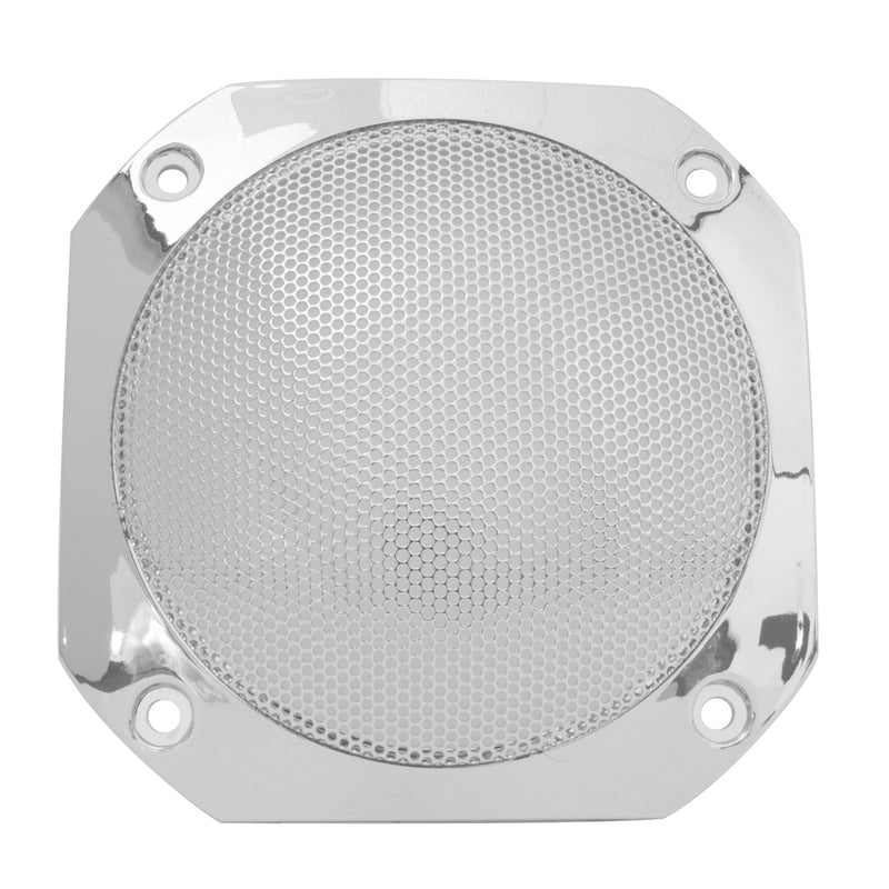 International chrome plastic square radio speaker cover