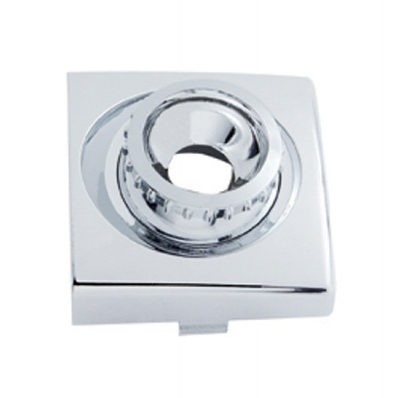 Chrome plastic swivel map light cover