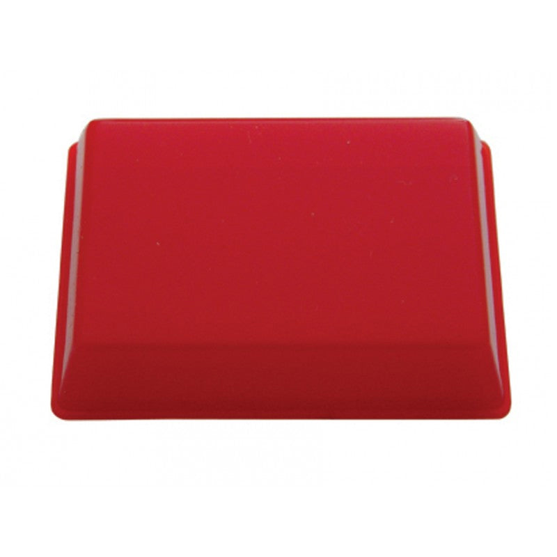 Peterbilt plastic rectangular red dome light lens