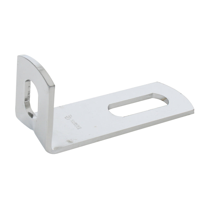 Stainless steel "L" pedestal light mounting bracket