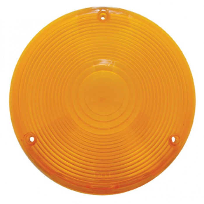 Plastic 3 screw lens for rear sleeper utility lights - Amber