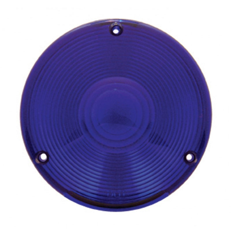 Plastic 3 screw lens for rear sleeper utility lights - Blue