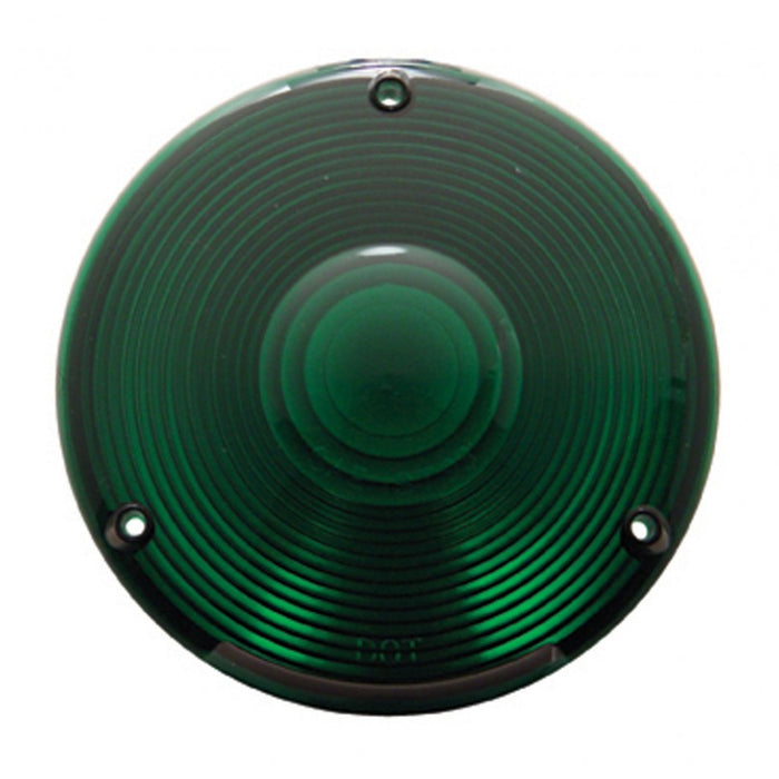Plastic 3 screw lens for rear sleeper utility lights - Green