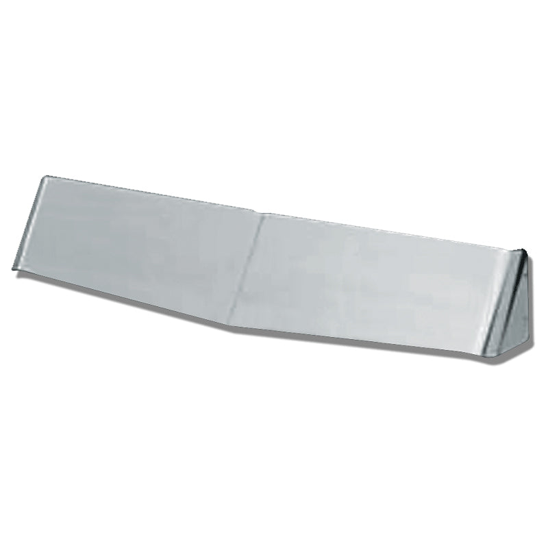 "Gangster" stainless steel rear sleeper window visor